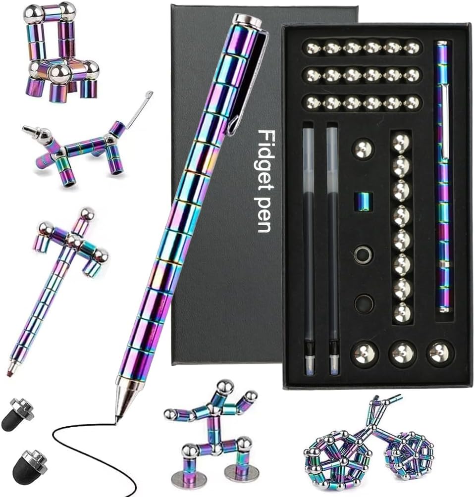 Magnetic Fidget Pen & Balls Set